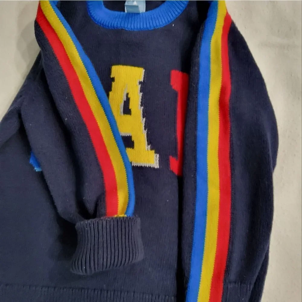 Baby Gap Logo Knit Sweater Size 4T